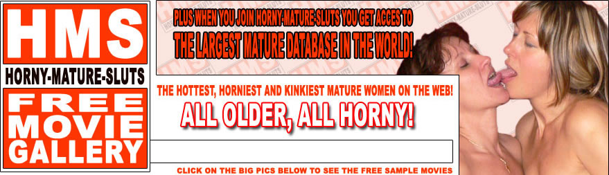 Horny old mature sluts